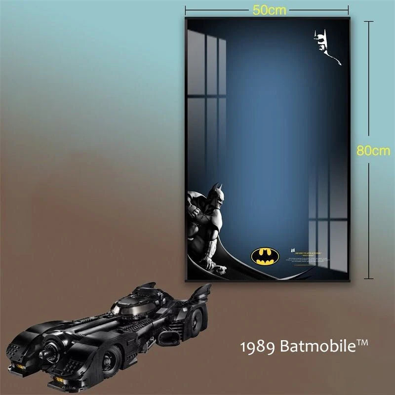Wall Frame for Lego® 1989 Batmobile Display（76304）