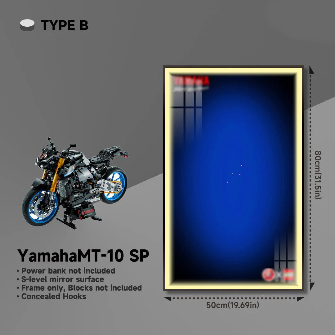 Yamaha MT-10 SP Display Frame for Lego® Motorcycle Model（42159）